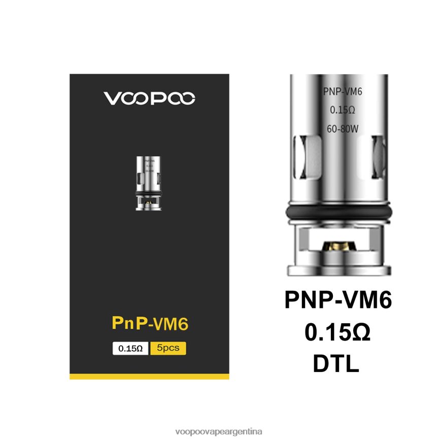 VOOPOO Vape Precio - VOOPOO PNP bobinas (5 piezas) pnp-c1 6T4D44584