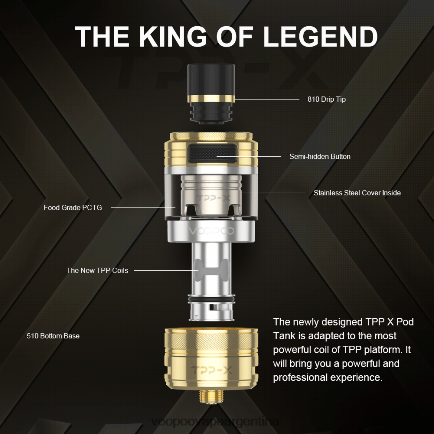 VOOPOO Vape Precio - VOOPOO TPP X tanque de vainas arcoíris 6T4D44514