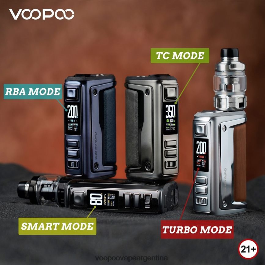 VOOPOO Argentina - VOOPOO ARGUS GT II equipo de tanque grafito 6T4D441