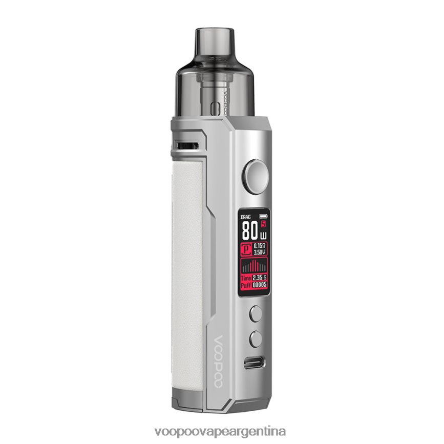VOOPOO Drag Argentina - VOOPOO DRAG X kit de modificación de cápsulas blanco plateado 6T4D44177