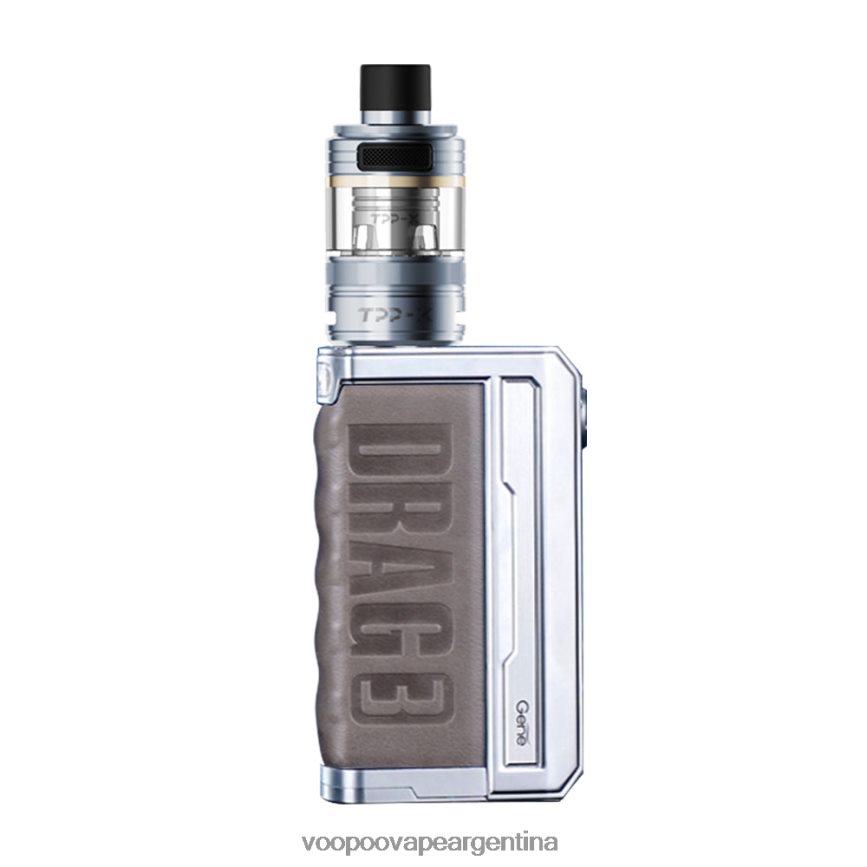VOOPOO Vape Argentina - VOOPOO DRAG 3 TPP X kit de modificación de caja lima del tesoro plateada 6T4D44272