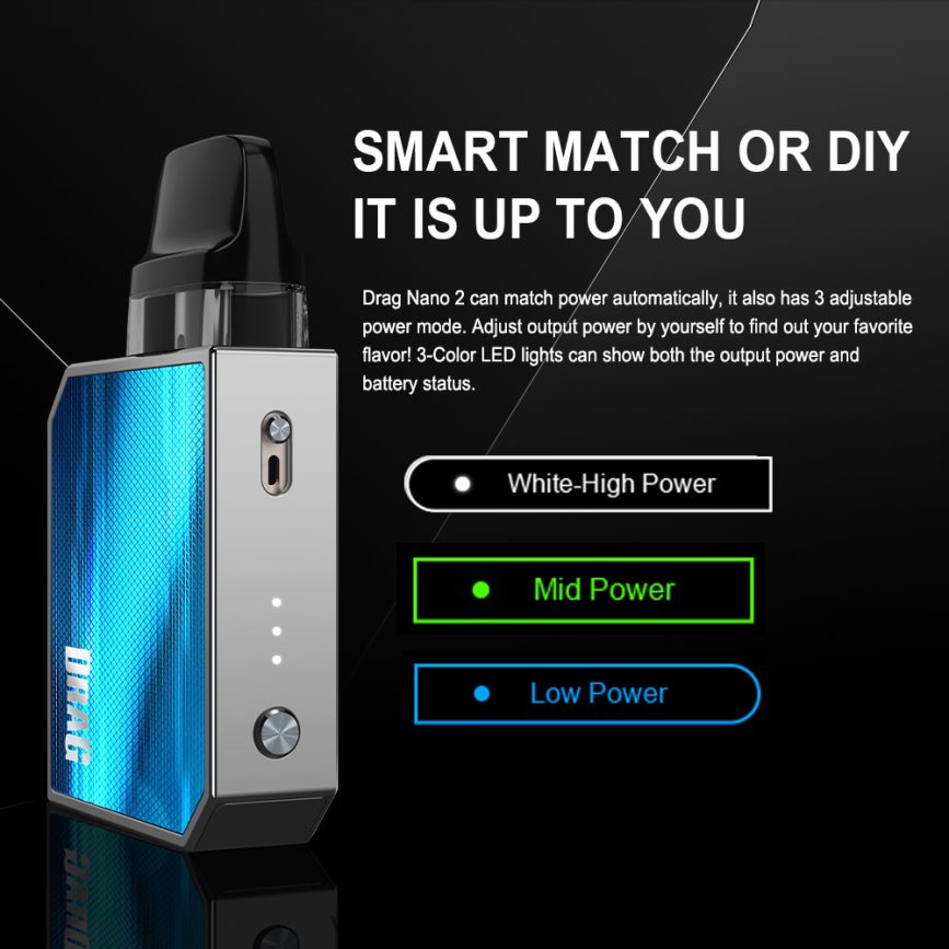 VOOPOO Vape Argentina - VOOPOO DRAG NANO 2 kit de cápsulas té verde 6T4D44152