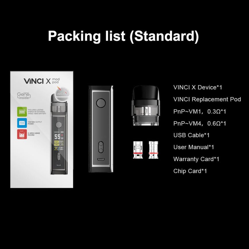 VOOPOO Drag Precio Argentina - VOOPOO VINCI X kit de cápsula mod Fibra de carbon 6T4D44346