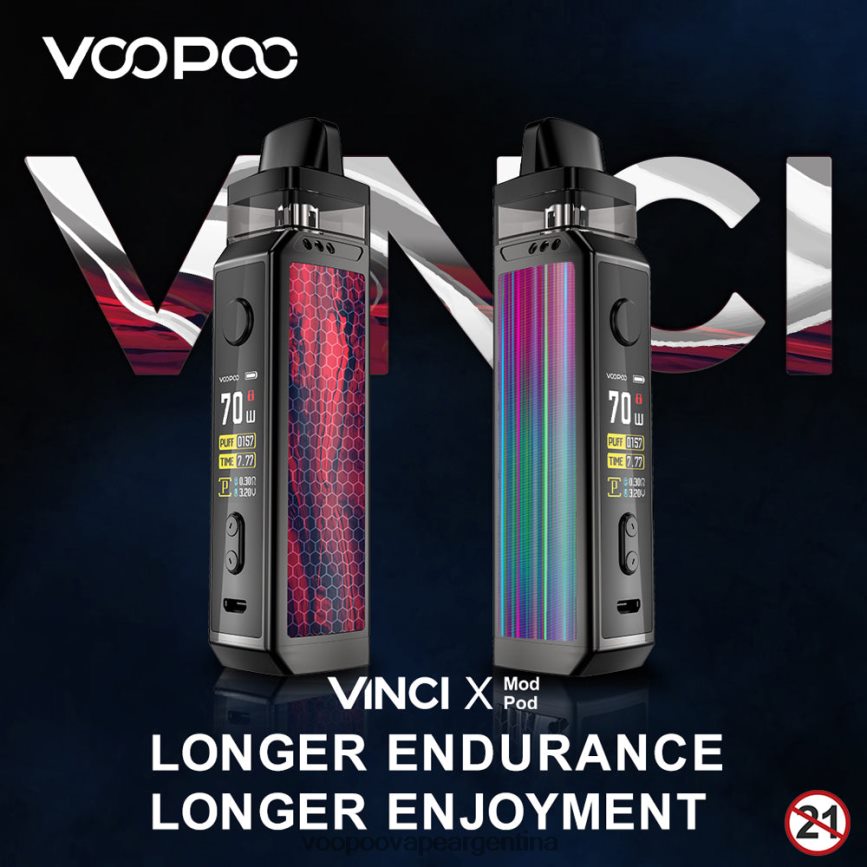 VOOPOO Drag Precio Argentina - VOOPOO VINCI X kit de cápsula mod Fibra de carbon 6T4D44346